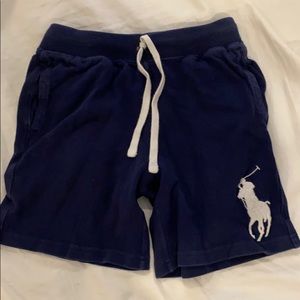 Boys drawstring sweatpant shorts